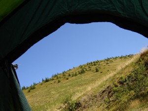 ВИд из палатки