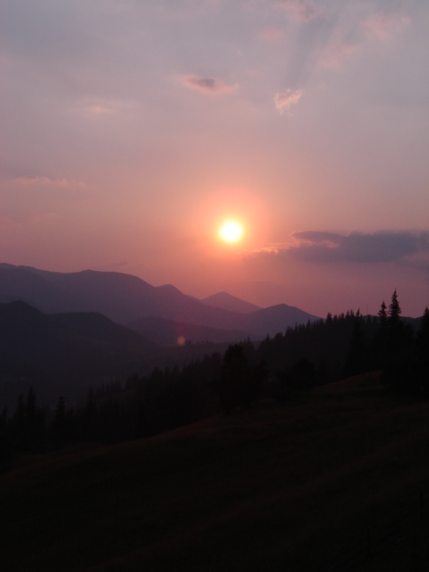 закат на Степанском