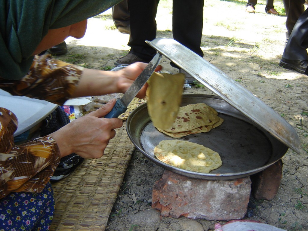леешки жарятся