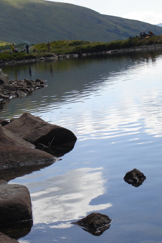 озеро и гора