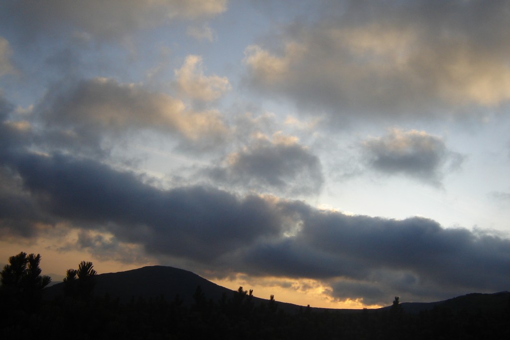 цветные облака