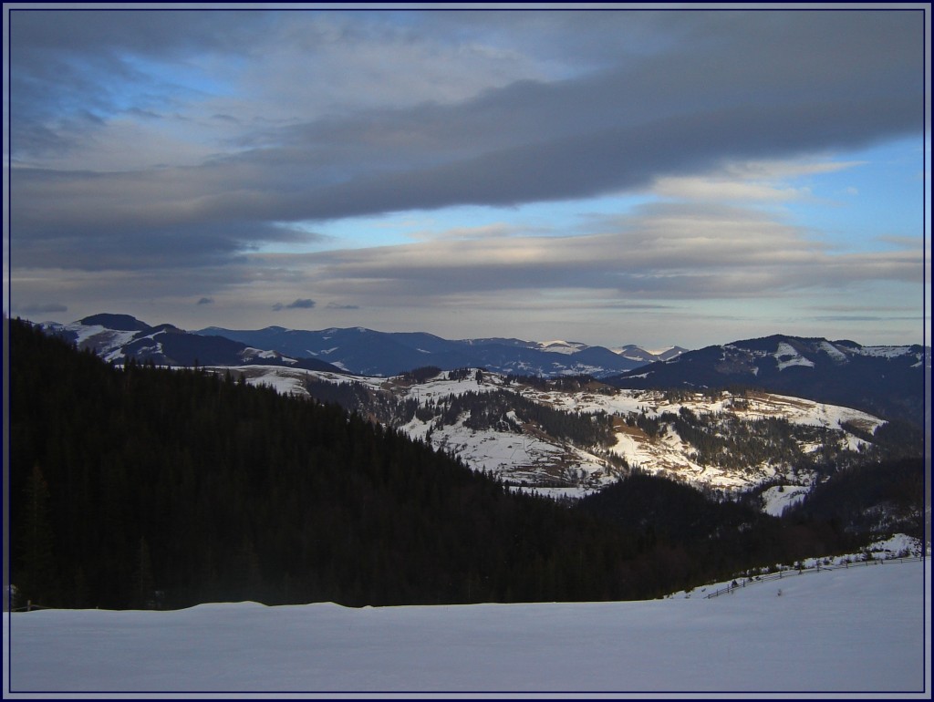 расветное небо